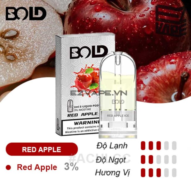 Bold Infinite Red Apple