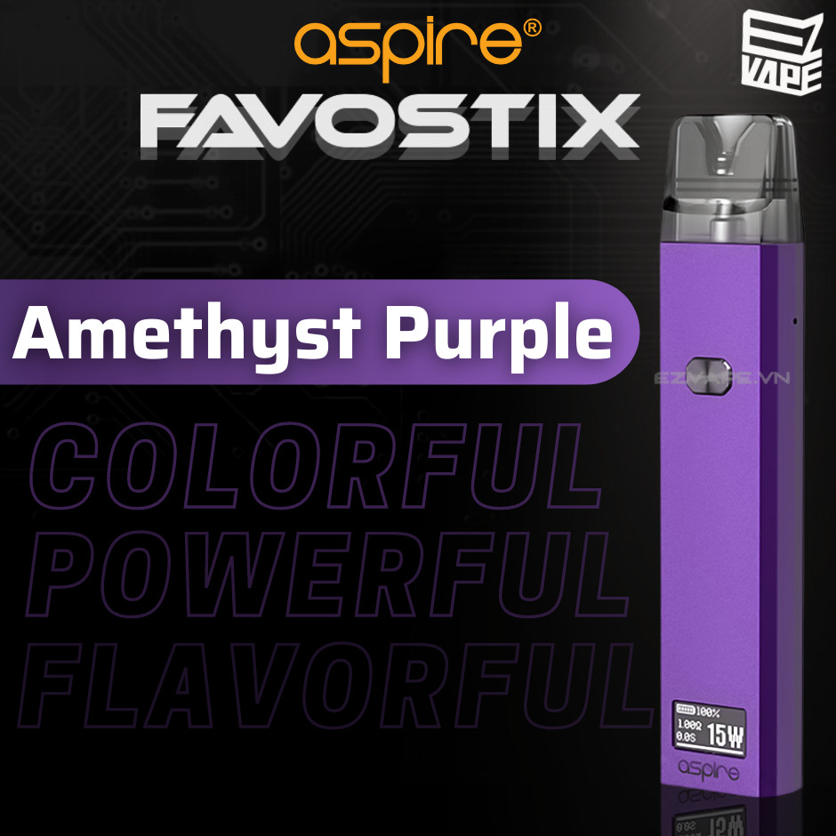 Aspire Favostix Pod Kit Amethyst Purple