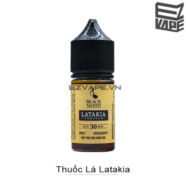 Black Note Latakia Tobacco Salt Nic 30ml