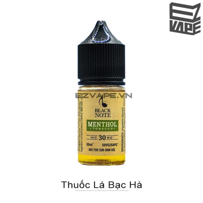 Black Note Menthol Tobacco Salt Nic 30ml