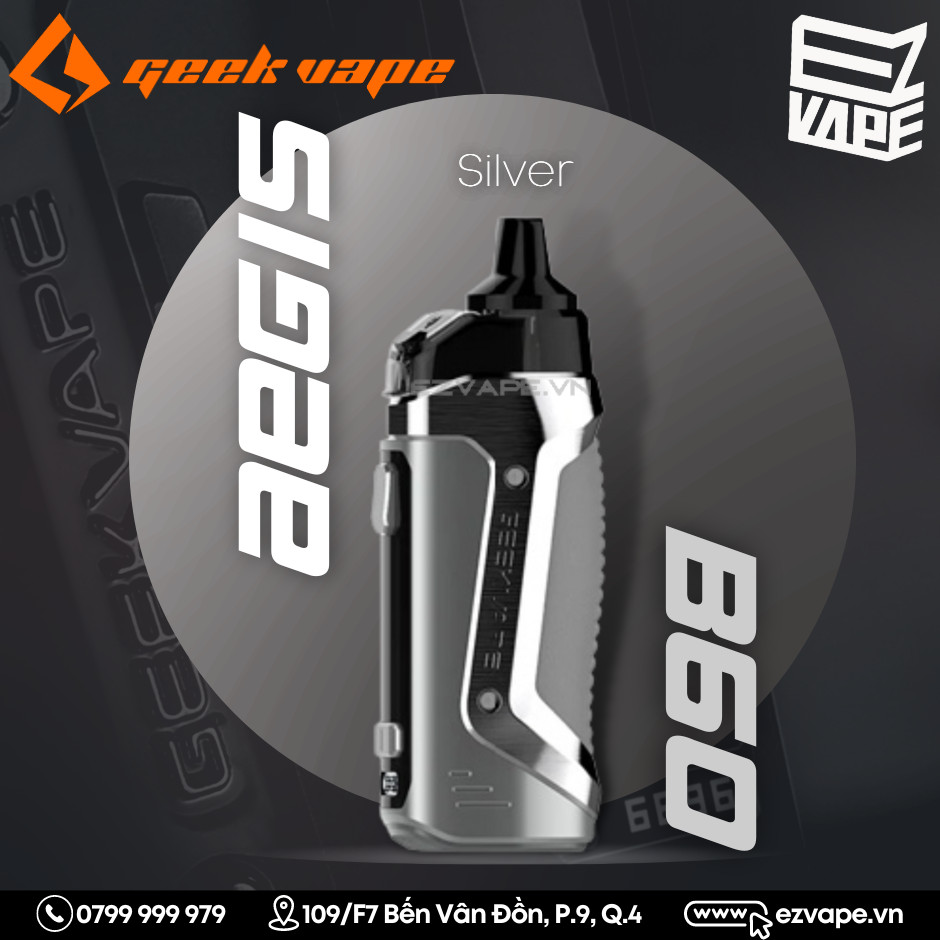 Aegis B60 60W Pod Kit Silver