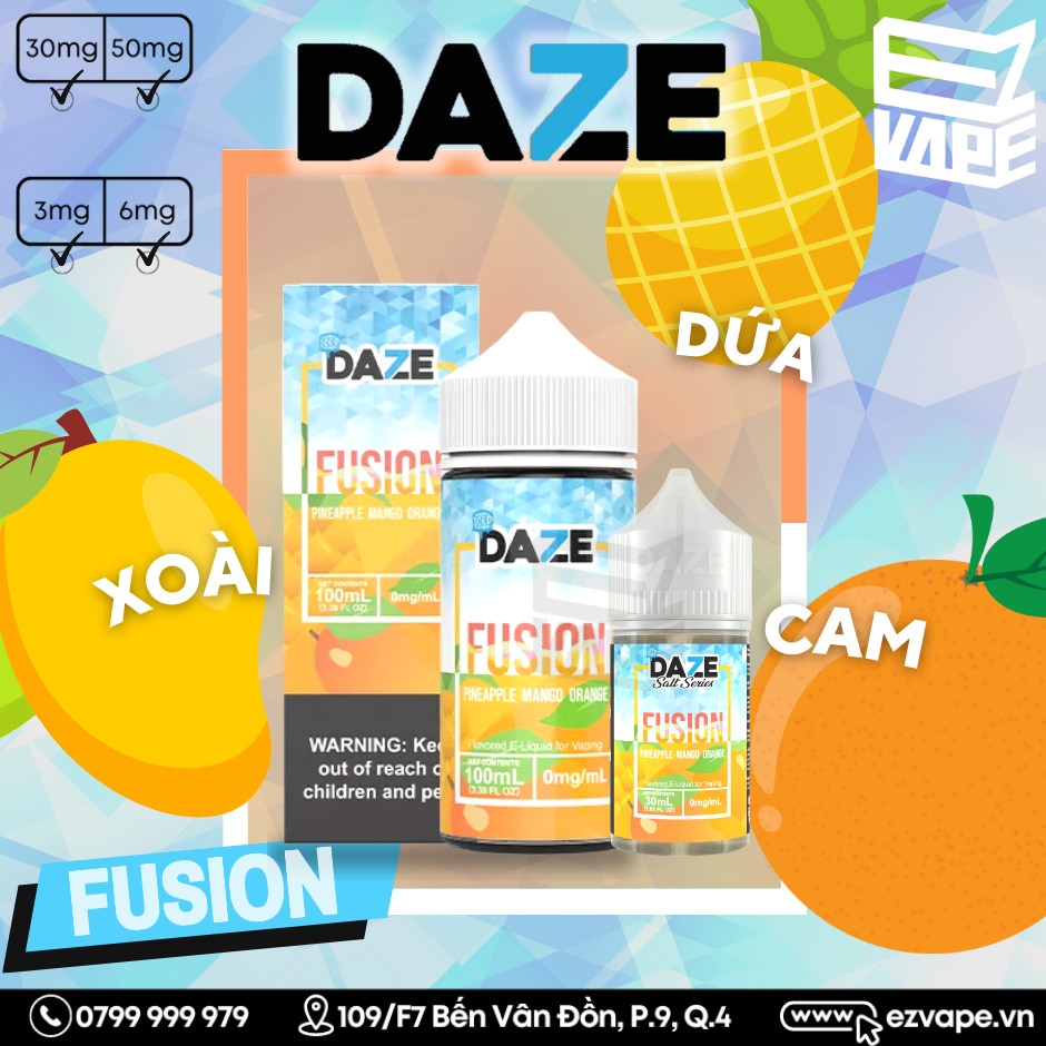 Daze Fusion Pineapple Mango Orange