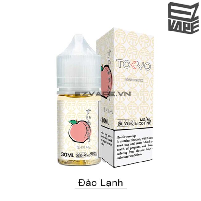 Tokyo Iced Peach Salt Nic 30ml