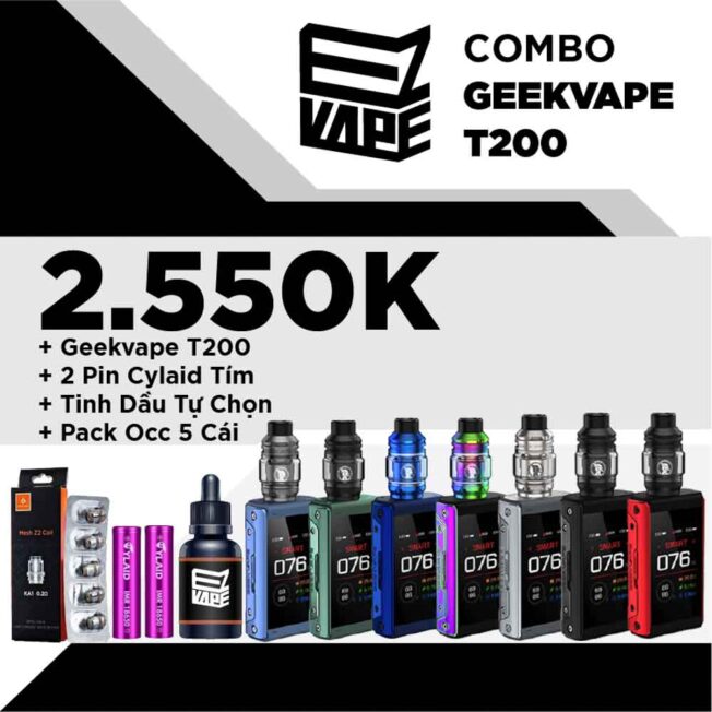 Geekvape T200 Juice Bat Ki Pack OCC