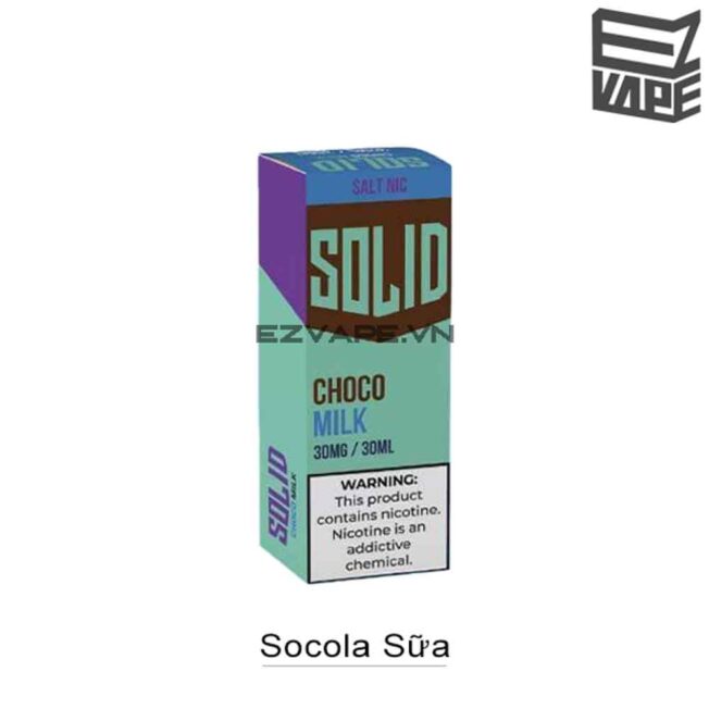 Solid Choco Milk Salt Nic 30ml