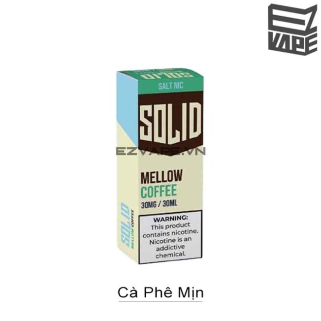 Solid Mellow Coffee Salt Nic 30ml