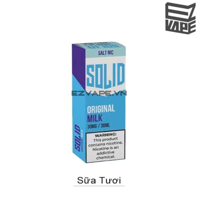 Solid Original Milk Salt Nic 30ml