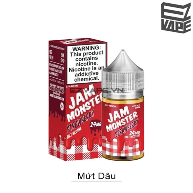 Jam Monster Strawberry Salt Nic 30ml