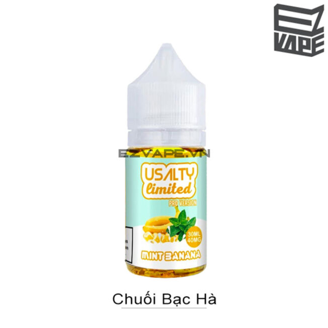 Usalty Limited Mint Banana Salt Nic 30ml