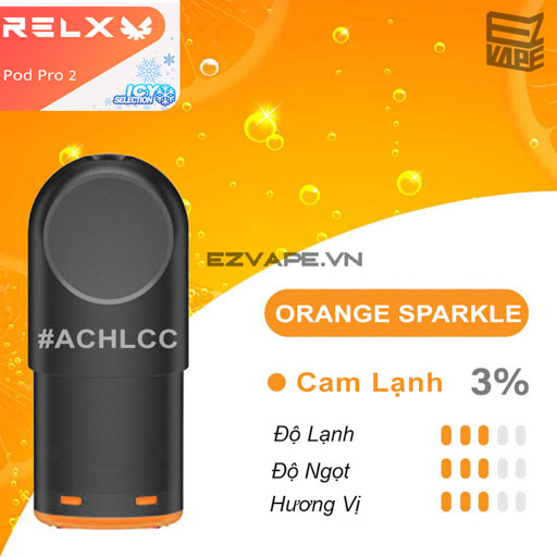 Relx Pro Orange Sparkle